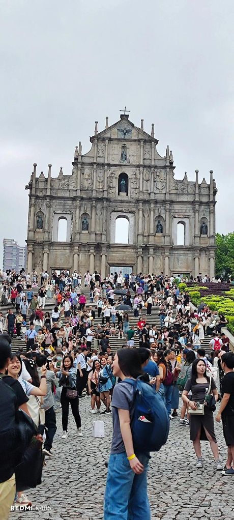 澳门大三巴，探访澳门大三巴，领略中西文化交融之美